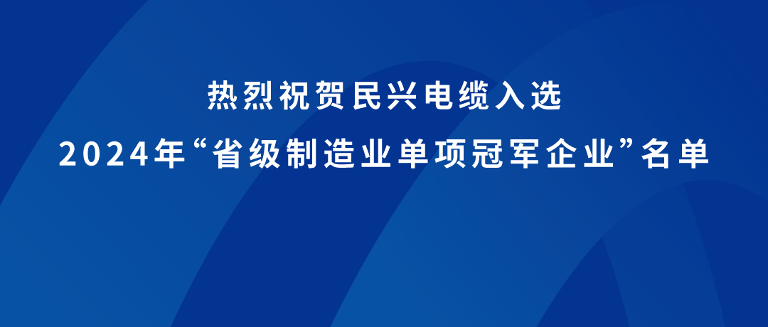 民興榮獲廣東省制造業(yè)單項(xiàng)冠軍！