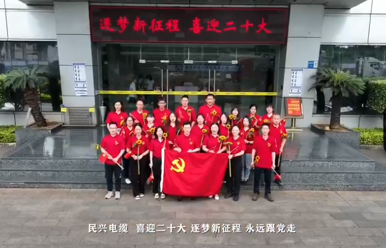 民興電纜喜迎二十大，奮進(jìn)新征程！
